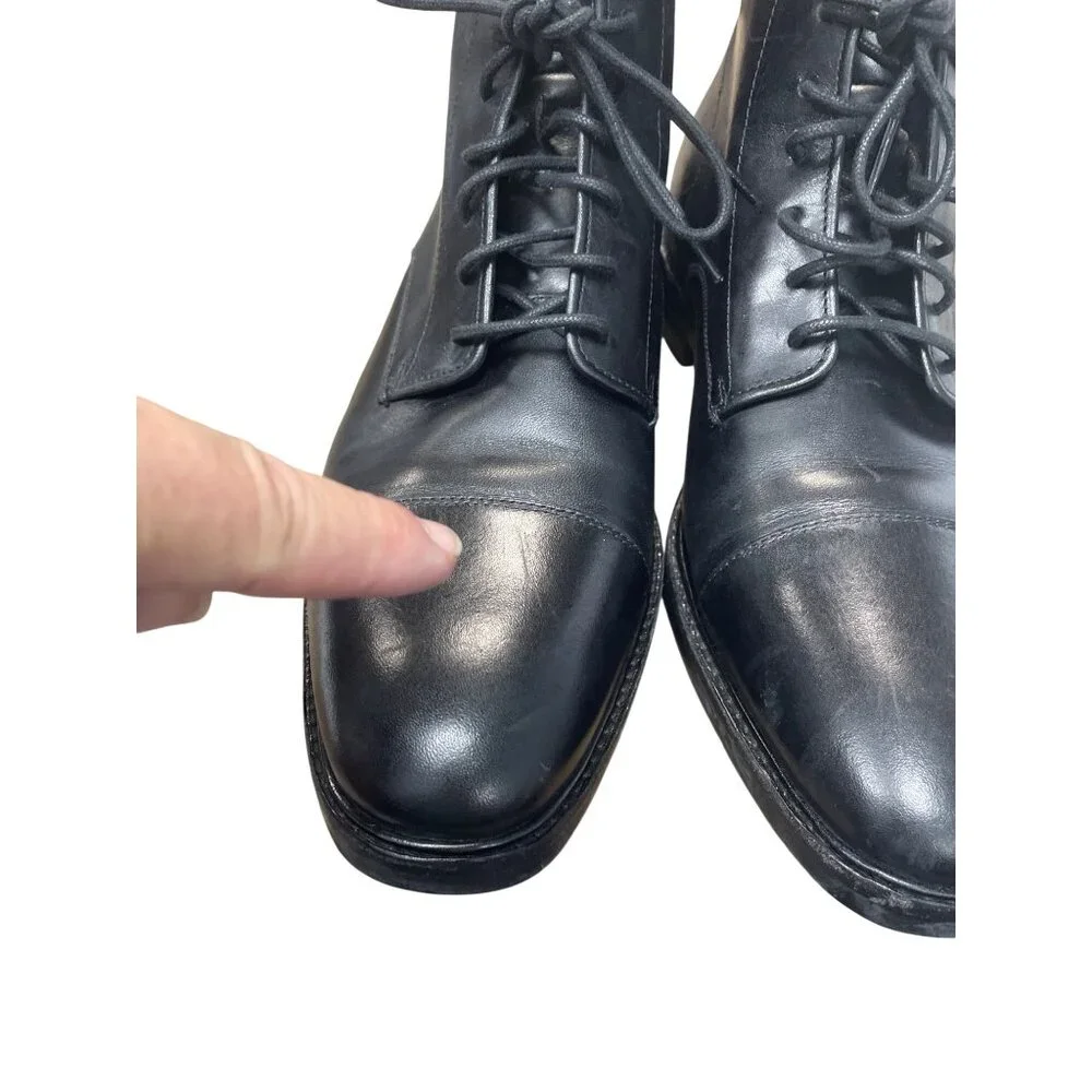 Cole Haan Mens Black Leather Ankle Chukka Waterproof Boots Sz 11.5M SKU 9545 - Picture 15 of 16